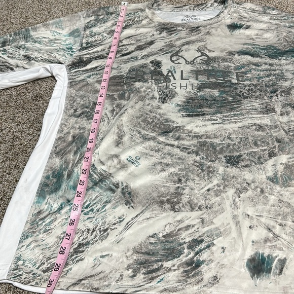 REALTREE FISHING RTF Poly Short Sleeve Tee in Aspect Arctic White size X… - Picture 3 of 8